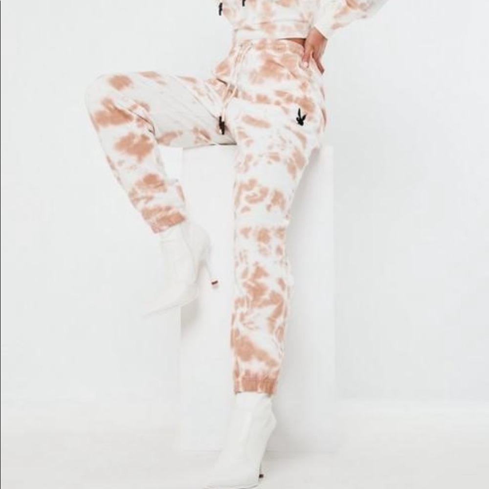 Playboy tie dye joggers